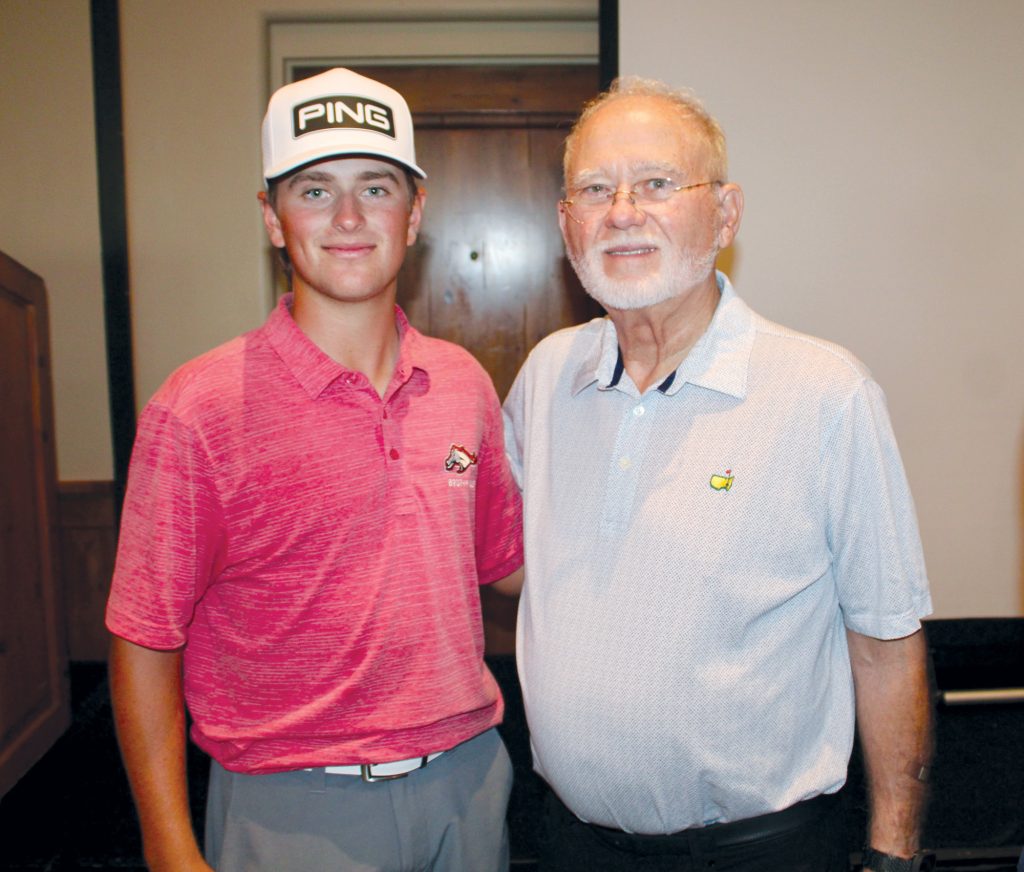 Brophy senior Tyler Spielman with his team and with PING CEO and Chairman John Solheim won medalist honors.