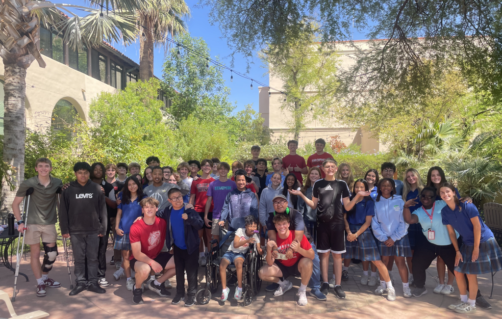 BRONCO BUDDIES: Bronco Buddies builds friendships between Brophy students and peers with intellectual and developmental disabilities through partnerships with Central High School and Moriah. The program organizes monthly gatherings and community events that invite students to share experiences, celebrate one another, and form connections grounded in joy and belonging.