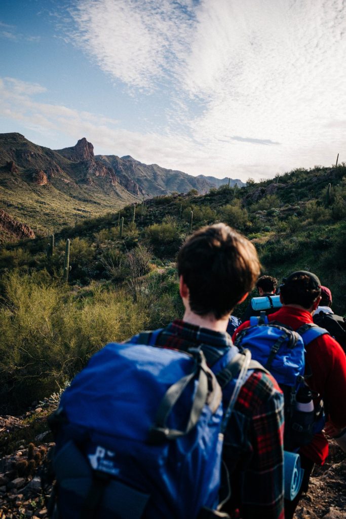 Into the Wilderness | This year, seniors headed to the Superstition Mountains for Exodus, a unique backpacking retreat that trades the classroom for the rugged Arizona backcountry. While navigating the physical challenges of the trail, students explored the biblical themes of the Exodus story, reflecting on their own transitions and personal journeys. It remains one of the most highly sought-after experiences in Brophy’s retreat program, offering a powerful space for spiritual growth through nature and communal adventure.