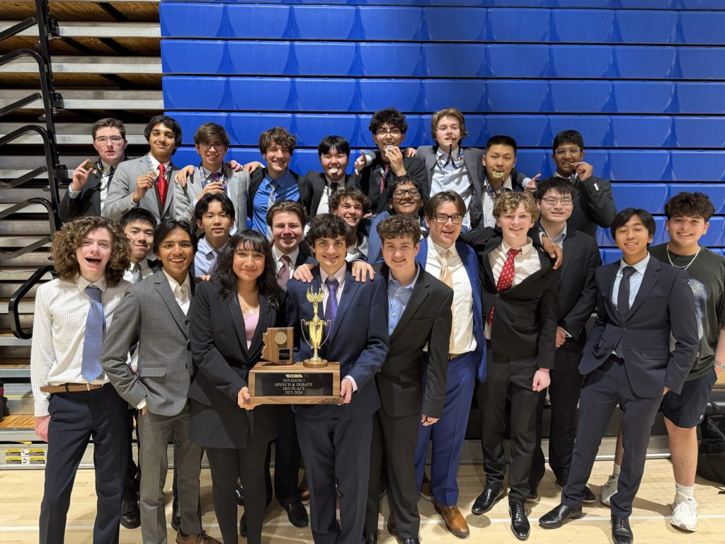 Speech and Debate State Success | Brophy secured a third-place sweepstakes finish at the AIA State Tournament, anchored by a series of dominant individual performances. Champions included Yug Sonawane ’27 and Ethan Han ’27 in Policy Debate, Charlie Nelles ’26 in Congress, and Lucas Vargas ’26 in Extemporaneous Speaking. With multiple runners-up and finalists across categories like Lincoln Douglas and Original Oratory, the Broncos proved once again to be a premier force in Arizona forensics.