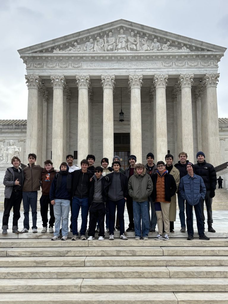 Model UN in Washington, D.C. | Nineteen members of the Model UN team competed at the North American Invitational in D.C., where four Broncos earned individual awards among 3,300 global delegates. Between sessions, the group toured the Capitol with Jackson Baker ’20 and visited the National Archives.